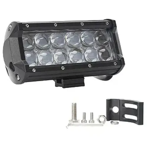 Farol Auxiliar Barra 12 Leds 36w Universal Off Road