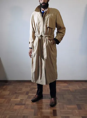 Sobretudo (Trench coat) Vintage - Feito na Rússia