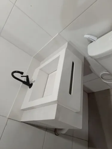 Bancada para banheiro em porcelanato