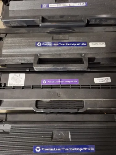 Cartuchos de toner hp 105 vazio
