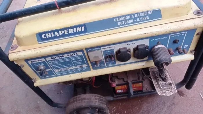 Gerador a Gasolina Chiaperini Tafort Ggt5500 5.5kva Usado 