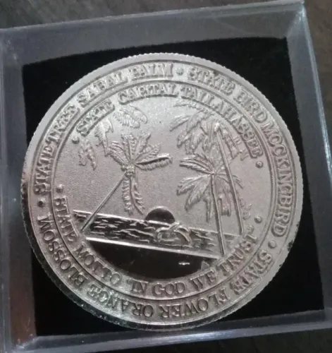 Sunshine State Medalhão de lembrança da Flórida