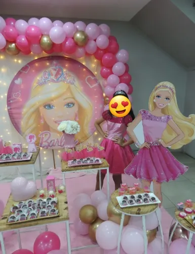 Vestido Barbie Infantil - veste tam 10