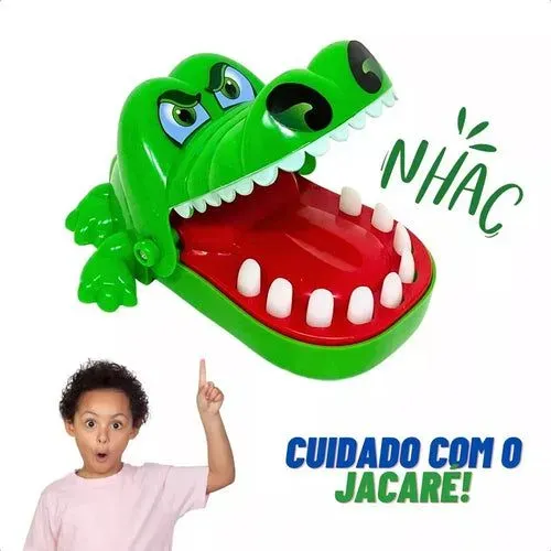 Brinquedo Jacaré morde dedo (entrega)