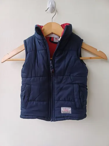 Colete Infantil Azul Marinho tam 1 a 2 anos