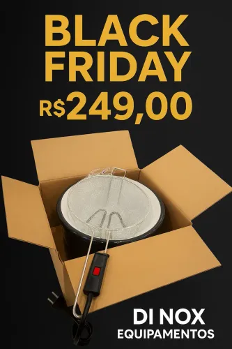 PROMOÇÃO BLACK FRIDAY FRITADEIRA ELÉTRICA 3L INOX NOVA