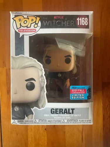 Funko Pop! The Witcher Geralt - Edição Limitada - 1168 NYCC