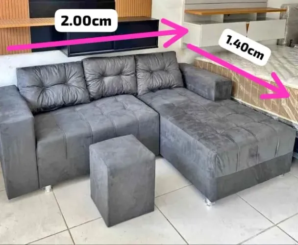 Sofá chaise, faço entrega
