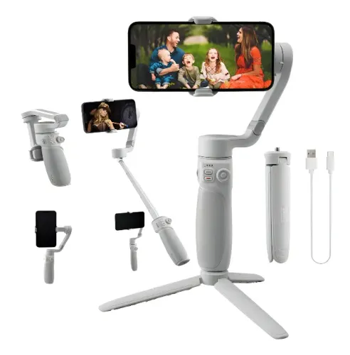 Gimbal estabilizador Zhiyun Smooth Q4 para celular smartphone com case