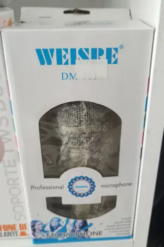 Microfone Profissional com Cabo 