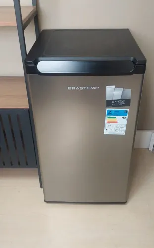 Frigobar Brastemp Novinho de Inox 220 Volts 