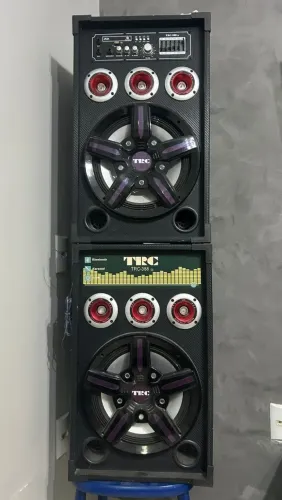Caixa de Som Torre TRC-388 Bluetooth e Karaoke