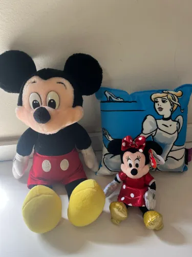 Mickey e Minnie pelúcia Disney