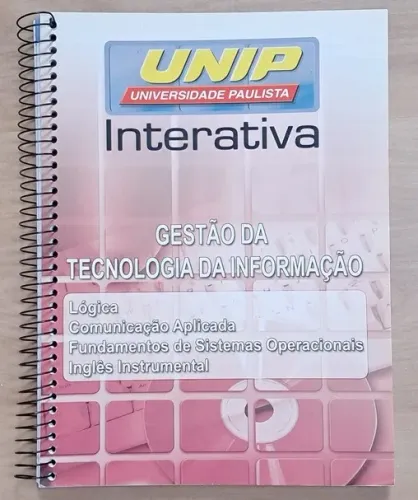 Apostila UNIP Interativa na área de Gestão da Tecnologia da Informação - kit 5 apostilas