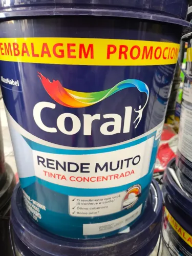 Tinta Acrílica Standard Coral Rende Muito 
