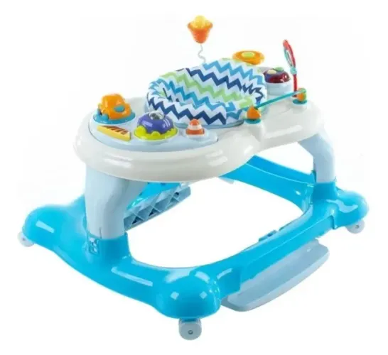 Andador Cosco Kids, Goal Walker, 4 em 1, Azul