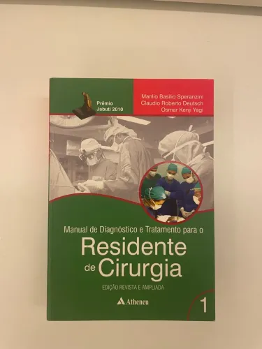 Livro Medicina: Manual de Diagnóstico e Tratamento para o Residente de Cirurgia