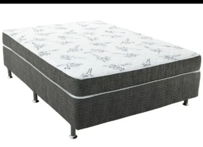 Cama box casal leila, molas ensacadas!!!! Pronta entrega