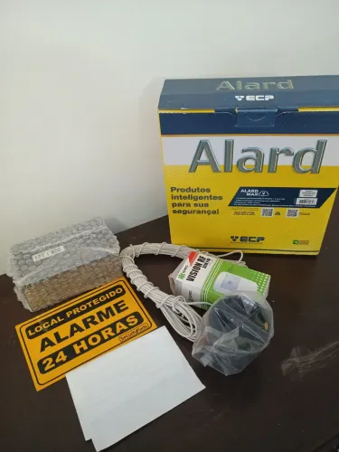 Alarme Alard residencial - central, bateria e sirene