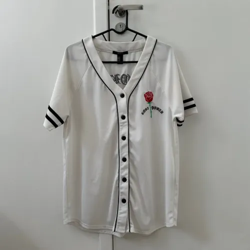 Camisa de Baseball Branca