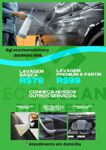 Lavagem a seco automotiva e de estofados
