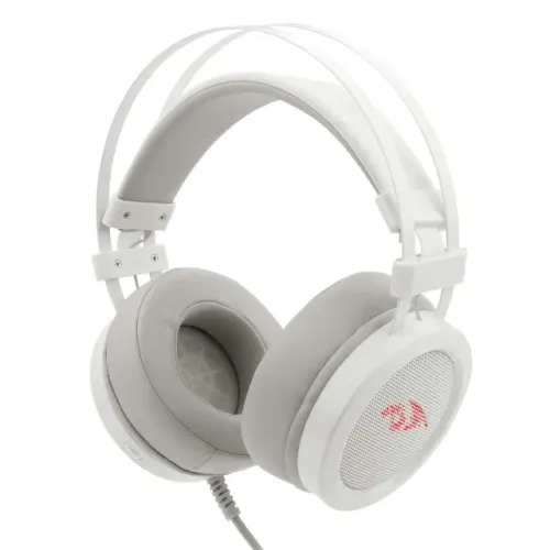Headset Gamer Redragon Scylla Lunar White P2 C/ Adaptador P3 - WZetta