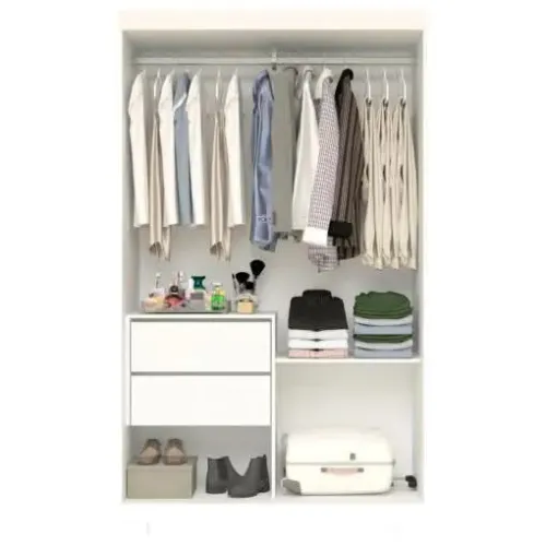 Guarda roupa 2 portas Samira + Cômoda rayane tt P98