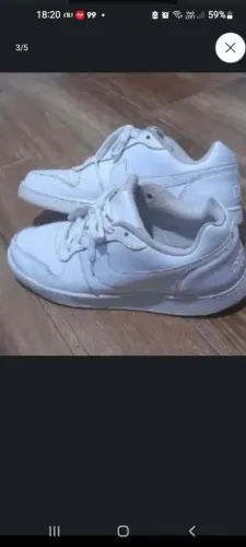 Tênis Nike N42 original couro branco