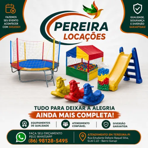 Locações de brinquedos para sua festa ? ?