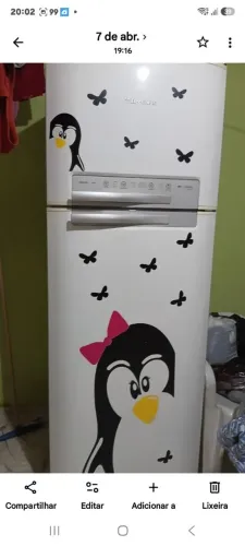 Geladeira com defeito 