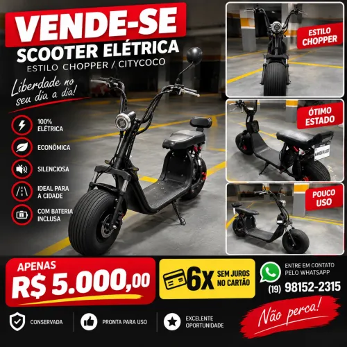 Scooter Elétrica Citycoco