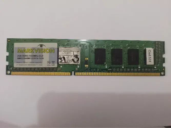 Memória RAM DDR3 2GB 1333 MHZ