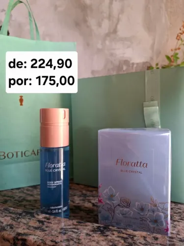 Promoção floratta blue crystal lançamento