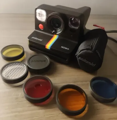Polaroid Now+ Gen 2 Bluetooth + Kit Original 5 Filtros + Estojo