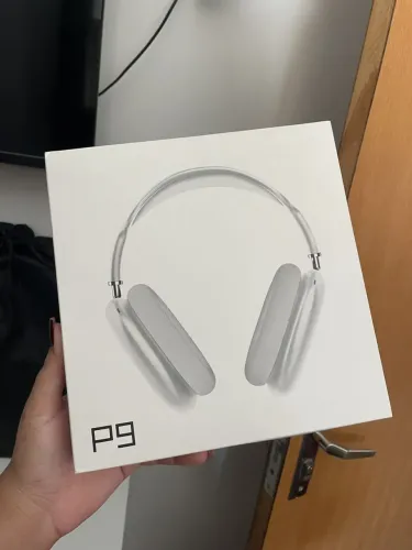 Prata - P9 - Fone De Ouvido Bluetooth Air - S/ Fio Wireless Headephone | AJ-D24