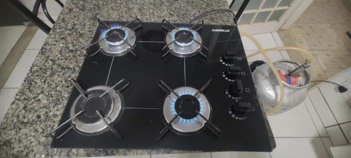 Cooktop Chamalux 4 bocas - 1 com Defeito