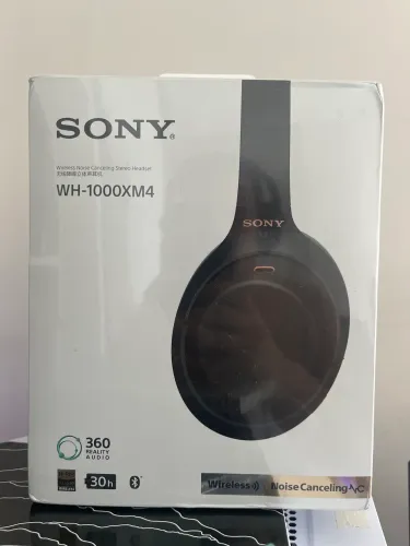Fone Sony WH-1000XM4 Preto Lacrado - Bluetooth Cancelamento de Ruído