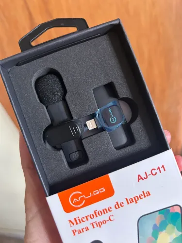 Microfone de Lapela Tipo C