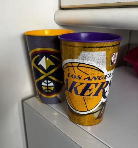 +m+ 1x copo original nba lakers 2020 campeão + 1x copo nuggets