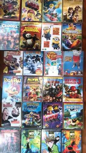Super Lote De DVDS Animações Monte seu Kit