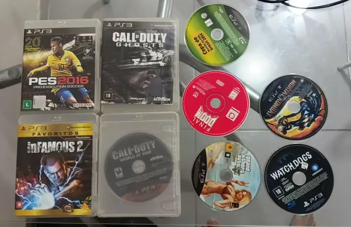 9 jogos ps3 originais