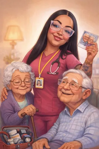 CUIDADORA DE IDOSOS QUALIFICADA