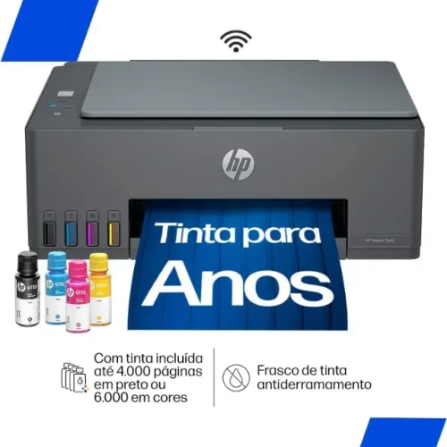 Impressora Multifuncional HP Smart Tank 589 Wireless - Nova/Lacrada, Nota Fiscal, Garantia