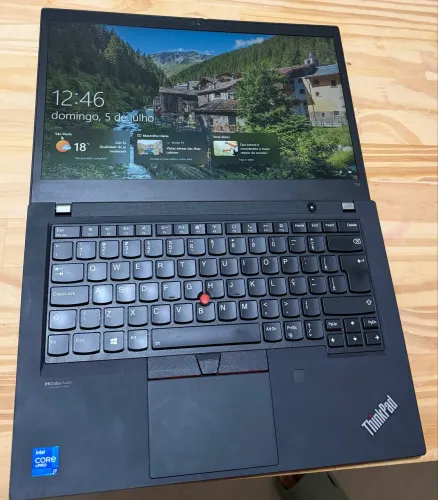 SÓ HOJE! Lenovo ThinkPad T14 Gen 2 i7 11ª 16GB SSD 512GB Touch Impecável