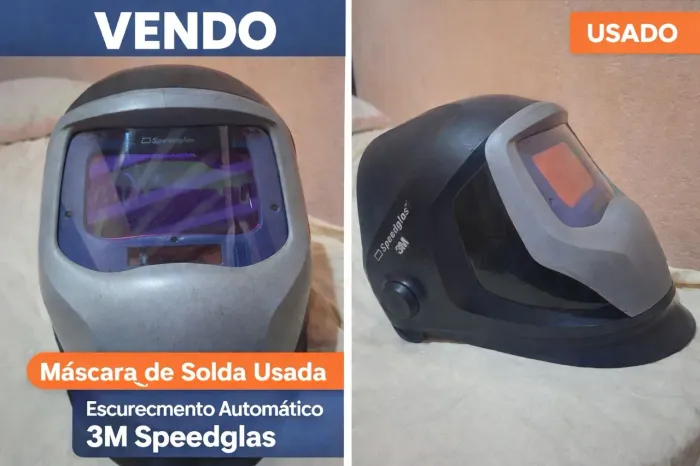 Máscara de Solda 3M Speedglas 9100 Automática Profissional - Excelente Estado