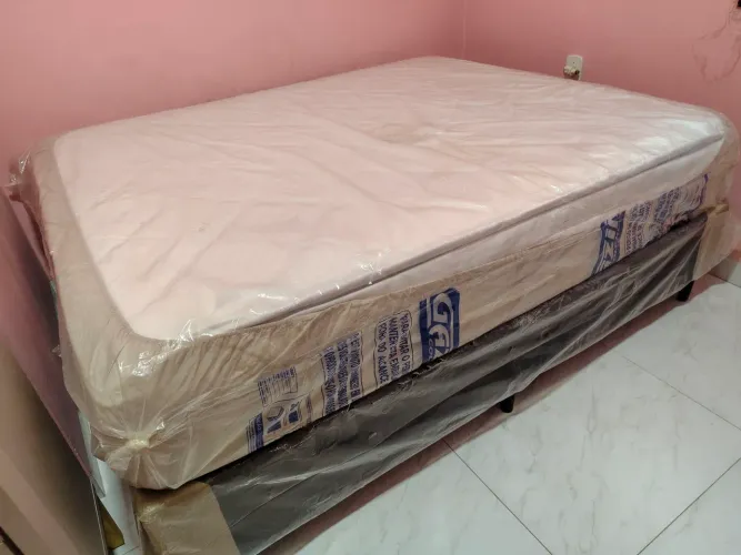 Cama Colchão e Base