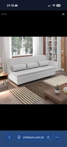 Vendo Sofá Cama Ortobom - semi novo