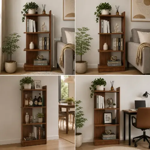 Estante Multiuso MDF 18mm Reforçada - Ideal Para Livros e Decoração