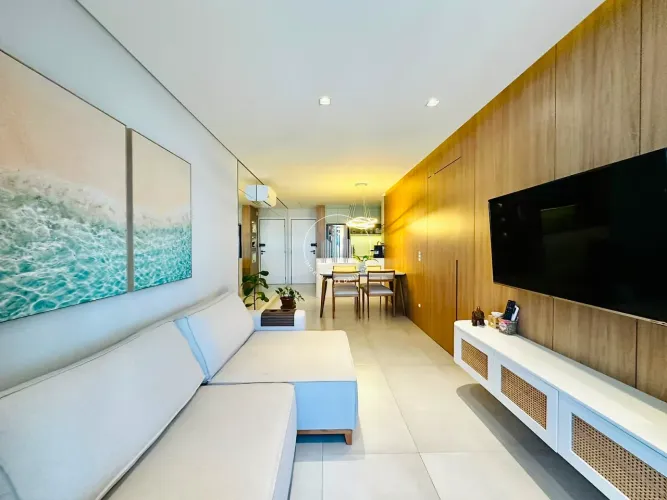 Apartamento 2 Quartos com 1 Suíte e vista mar - Kobrasol - BRN