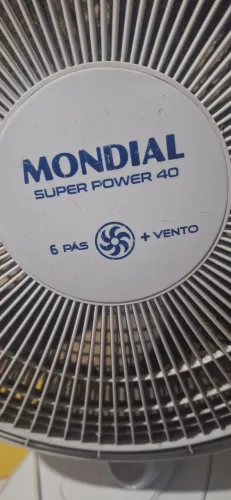 VENTILADOR SEMI NOVO MONDIAL SUPER POWER 40